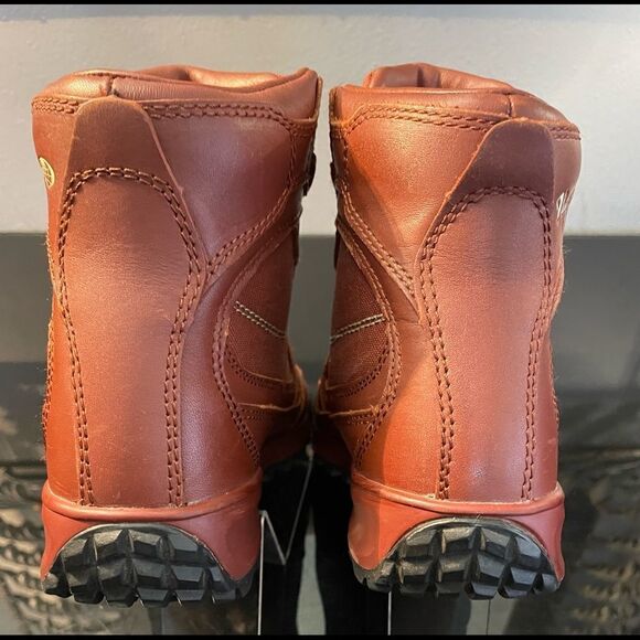 Vasque Ankle Hiking Boots Leather/Fabric Orange Youth 4 M/W6. Front Laces - Picture 11 of 13